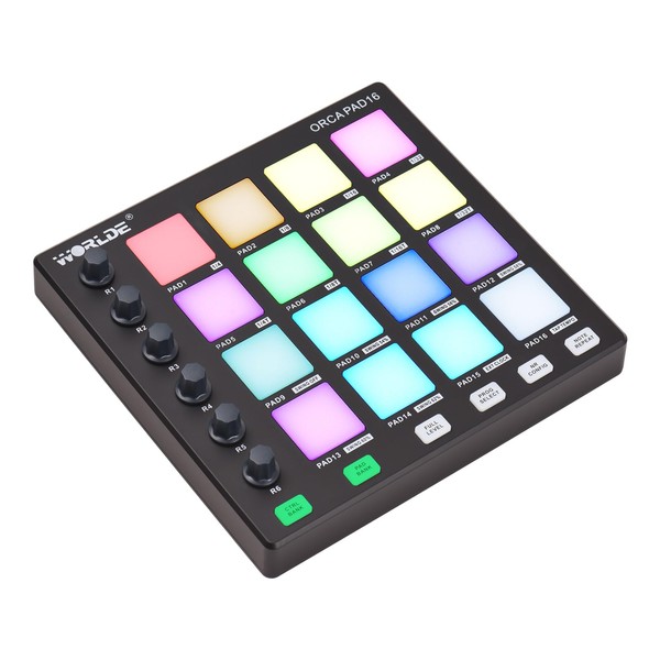 HUIOP MIDI Controller Beat Maker Machine 6 Buttons Assignable Note