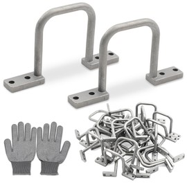 Aothotop 30 Pcs Cable Management D Ring - 2 Inch D Ring Aluminum Cable Distribution Ring for Sorting Out Electric Cables - Silver