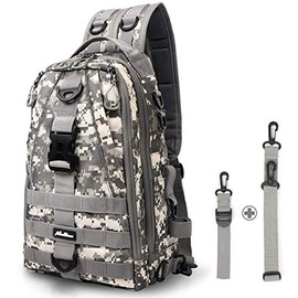 MoiShow Fishing Tackle Backpack Storage Bag, Ultralight Water-Resistant Outdoor Shoulder Backpack Fishing Tackle Box Bag with Rod Holder