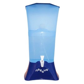 Nazava Gravity Fed Water Filter Dispenser and Water Filter Countertop Unit Blue