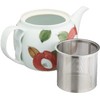 Round Camellias Super Stainless Tea Strainer Pot 60184 