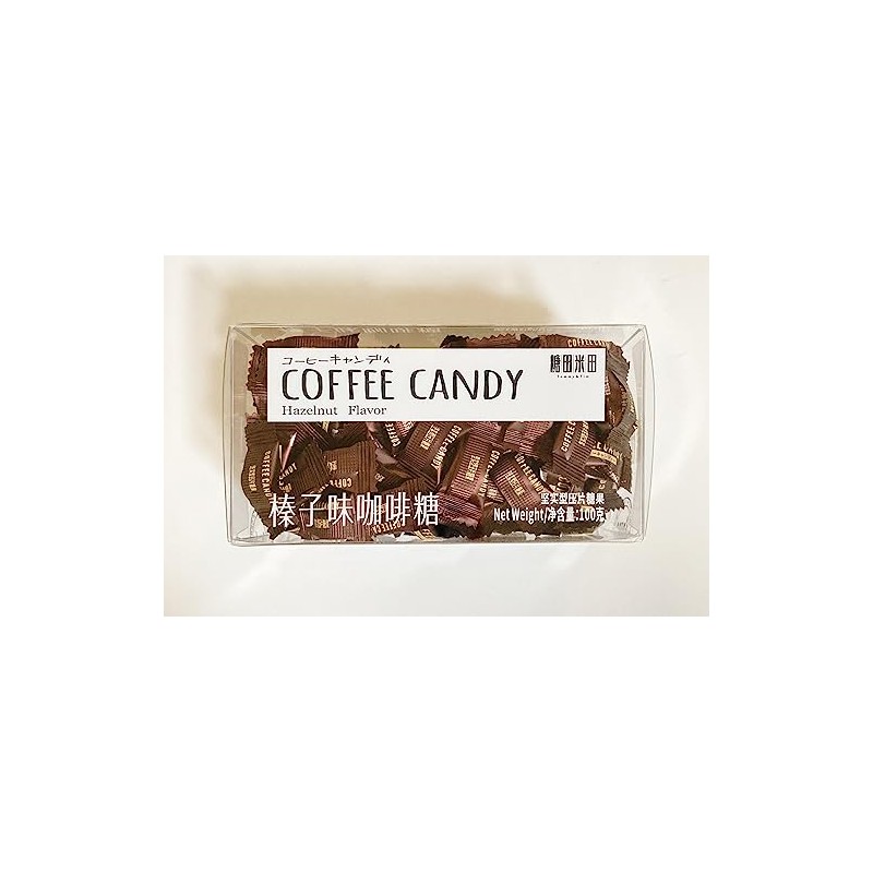 Tommy & Tim Hazelnut Flavor Coffee Candy 100g(less sugar ）