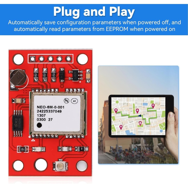 YELUFT 2pcs GY-NEO6MV2 NEO-6M GPS Module Flight Control Module Support