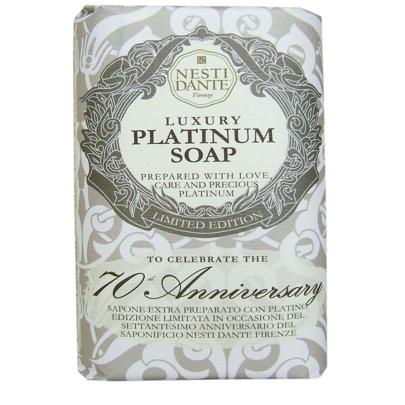 Nesti Dante 7070 Anniversary Luxury Platinum Soap With Precious Platinum
