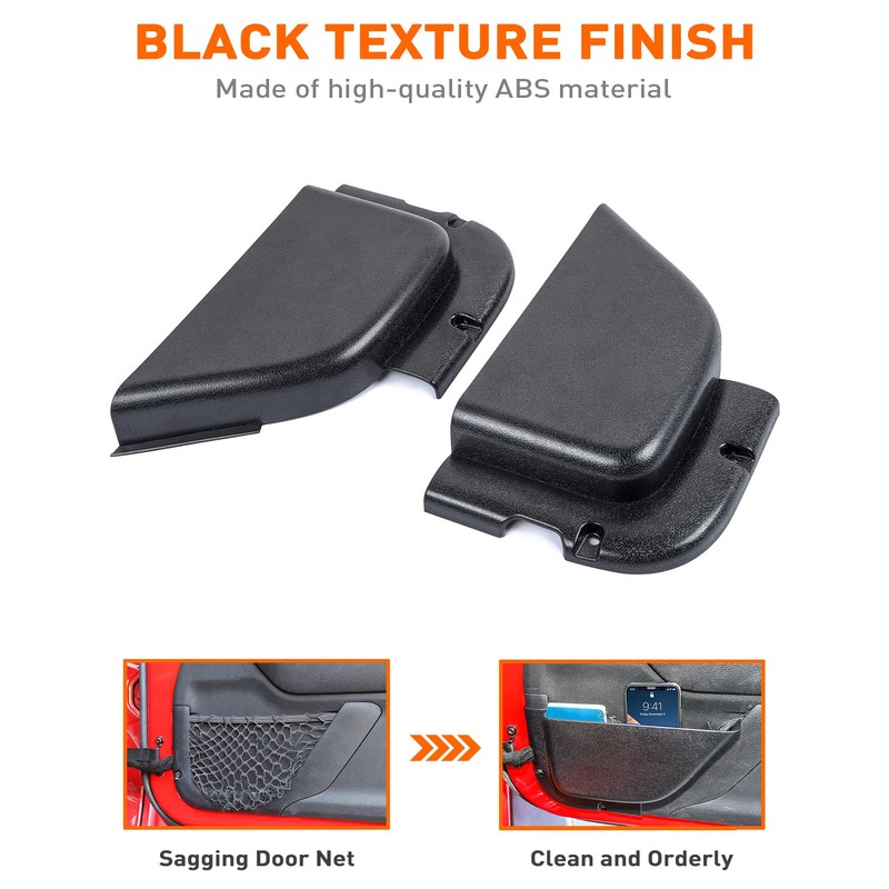 Savadicar DP5 Front Door Storage Pockets Without Cup Holder, Side