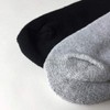 RAILROAD SOCK Crew Socks 6 Pairs (Grey/Black)