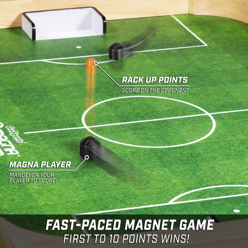GoSports Magna Soccer Tabletop Board Game - Fast-Paced Magnet Game