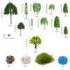 OrgMemory Model Scenery, 31pcs, Fairy Garden Accessories, Diorama Supplies Kit,