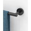 RARXTR 24 Inch Matte Black Towel Bar Towel Rack for