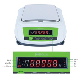 U.S. Solid Precision Balance 3000g/6.6lb x 0.01g - Analytical Digital Lab Scale Analytical Balance for Kitchen Jewelry Scientific