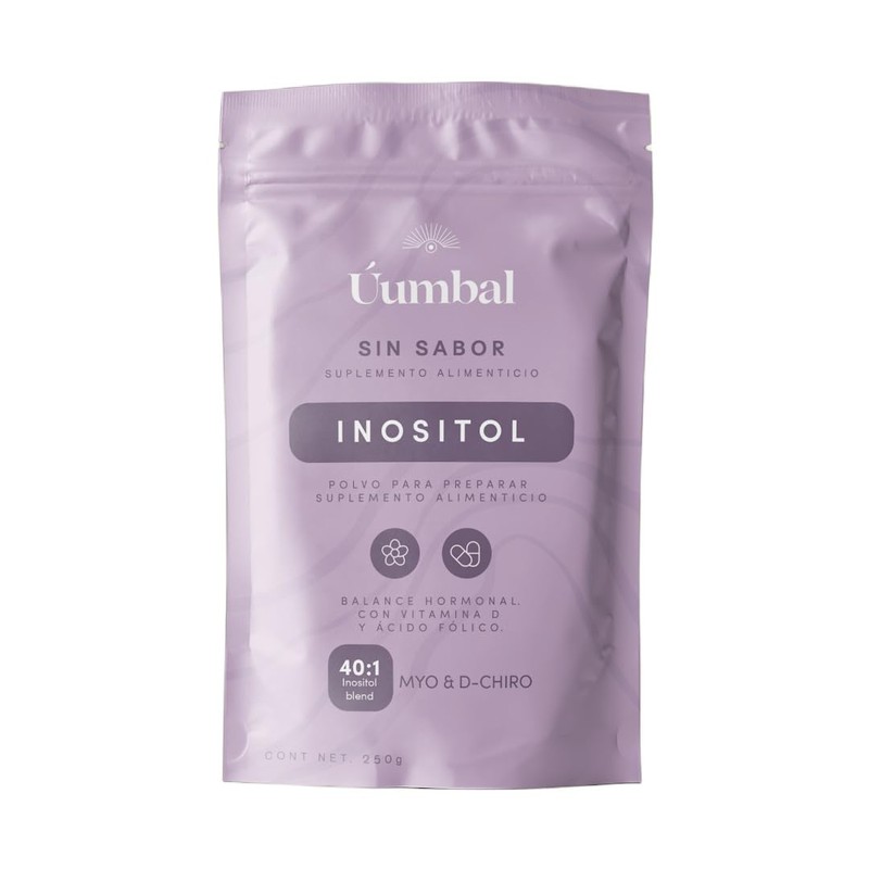 Inositol Myo D-Chiro 401 250g Con Ácido Fólico y Vit