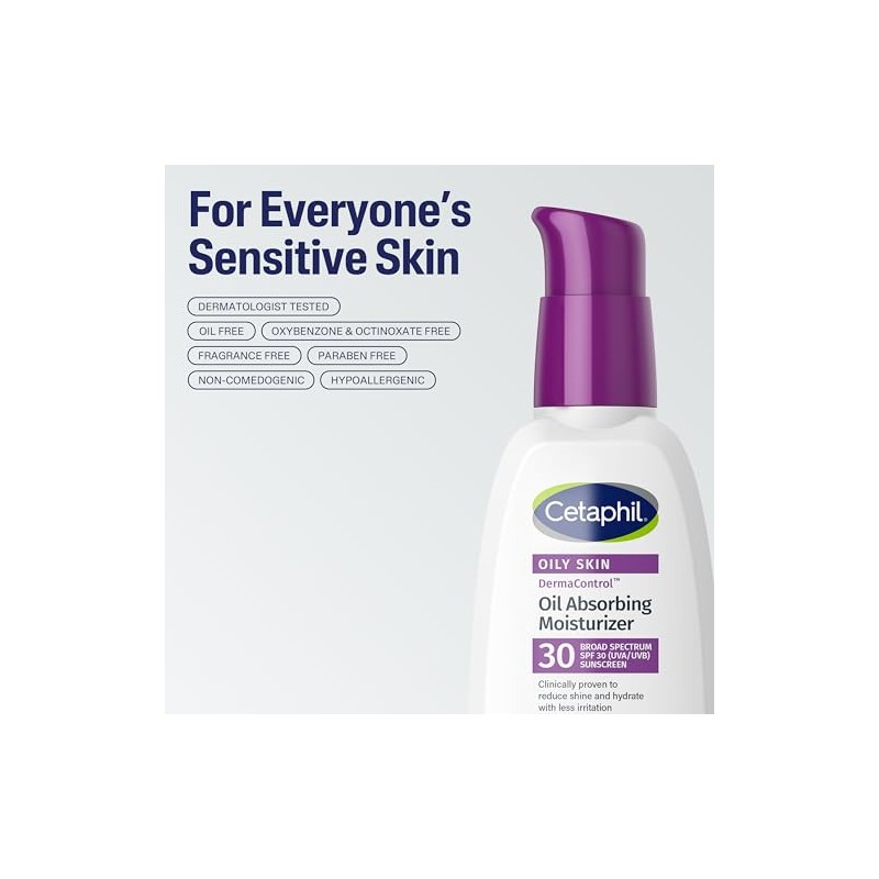 Cetaphil Crema Hidratante Absorbente Pro Oil Protector Solar Amplio Espectro