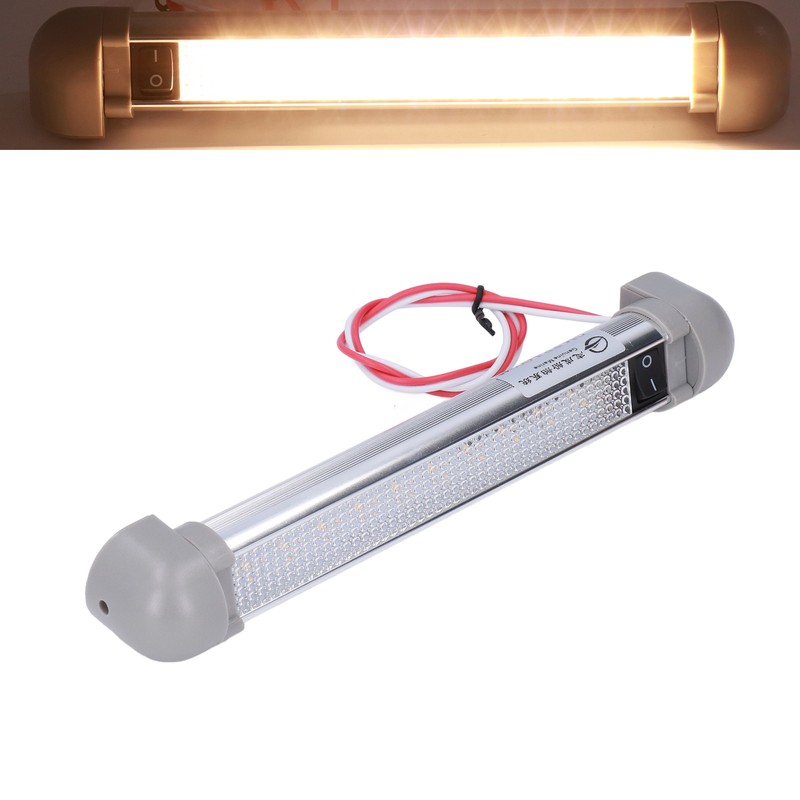 8.9in LED Awning Light Bar DC12V/24V 2W 180° Rotation IP66