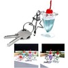 Veloshine Simulated Cream Cup Keychain, Pendant Hanging Ornament Decorations Birthday