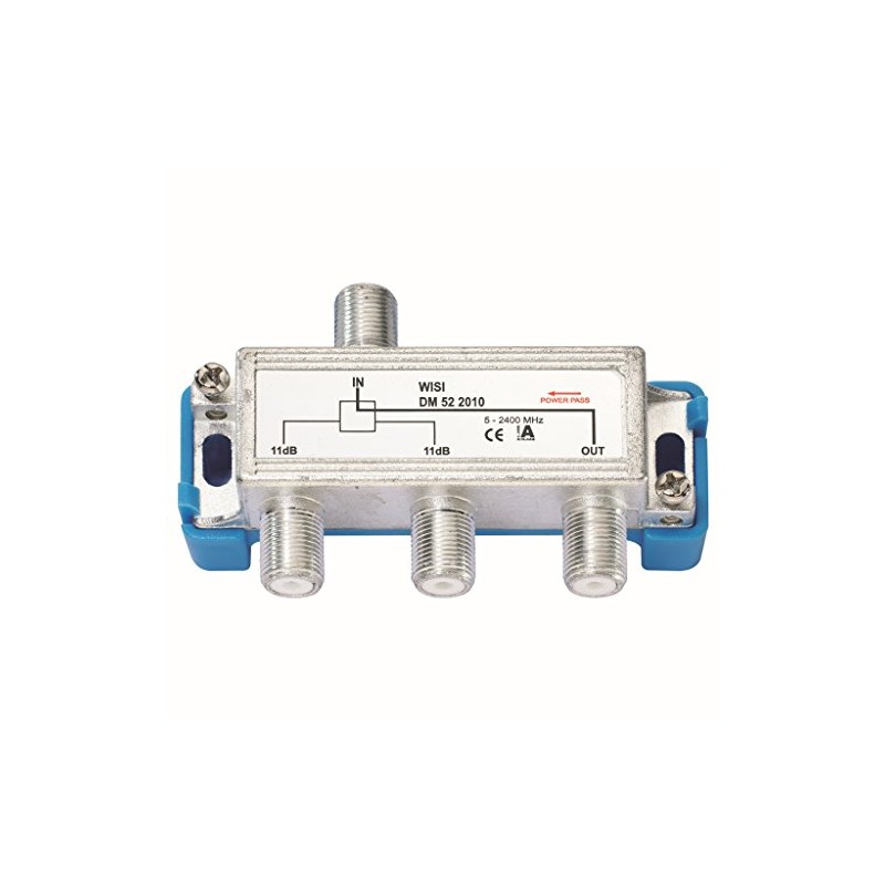 Wisi 16600 'DM 52 2010 Splitter, 2-way, 11 Db Silver