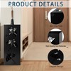 Seuqhck Metal Umbrella Holder, Square Freestanding Umbrella Stand Bucket Storage