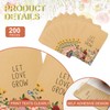 FYSUIMU 200Pcs Wildflower Seed Packets Let Love Grow Self-Adhesive Kraft