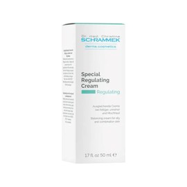 Schrammek Special Regulating Cream (1.7 fl oz) - For Oily & Mixed Skin - Aloe Vera & Vitamin E - Face Moisturizer & Face Cream - Skin Care