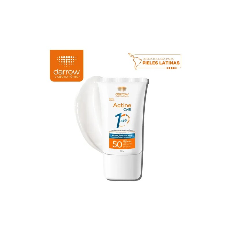 Protector Solar Facial Dermatológico Darrow Actine One Fps50 Bloqueador Acido