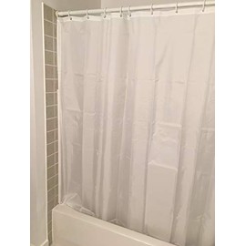 StayDry Systems Splash Guard Shower Curtain (48" Wide White no mesh)