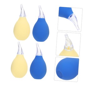 BESPORTBLE 4Pcs Nasal Mucus Tool Manual Nasal for Newborns Gentle Mucus Removal Compact Design for Home to Clean Non Irritating for Sensitive Noses