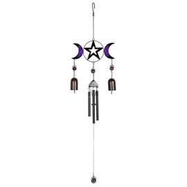 something different Triple Moon Bell Wind Chime