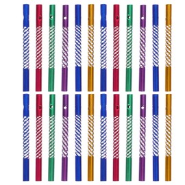 150 tubos de timbre de viento para manualidades, tubos vacíos de aluminio para timbre de viento, suministros de timbre de viento, kit de campanilla de viento para hacer bricolaje (color al azar