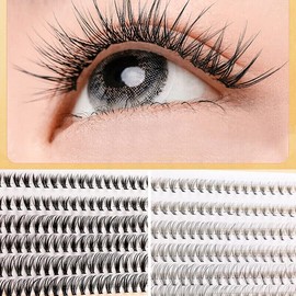 Volume Cluster eyelash extension individual Russian False Mink Lashes C 10D/20D for a Natural Look