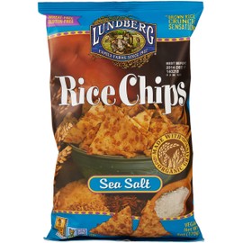 Lundberg Rice Chips, Sea Salt, 6 Oz