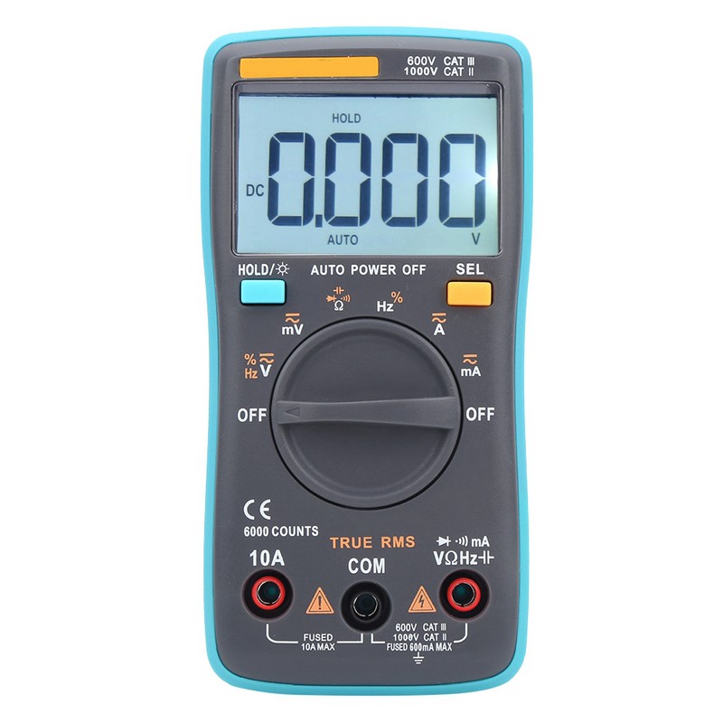 ZT101 Digital Multimeter AC DC Voltmeter Ammeter Ohmmeter Volt Tester