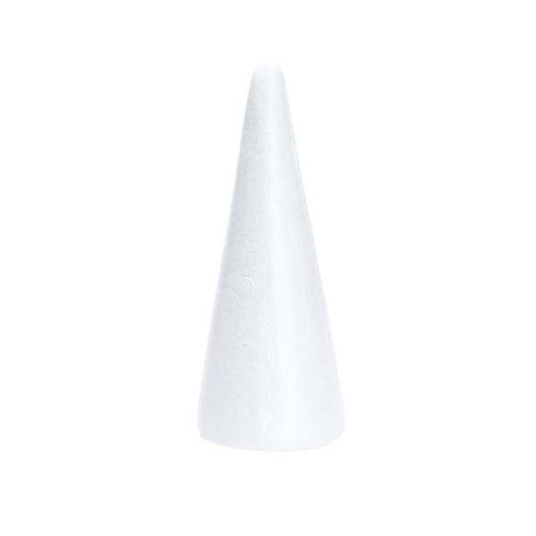 10pcs White Foam Diy Cone Craft Accessories for Boy Creative