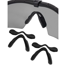 Betterun Black Replacement Nose Pads Pieces for Oakley Si M Frame 2.0/Si M Frame 3.0 OO9146/RazorBlades/RazorBlade New/Industrial M Frame 2.0/M Frame 2.0 Strike Sunglass