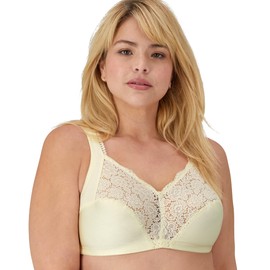 Wonderbra Womens Full Support Cushioned Strap Wireless Bra, Natural, 36C US