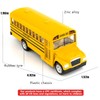BDTCTK Diecast Yellow School Bus Toy Cars for Kids -