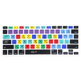 HRH PS Shortcut Hotkey US Silicone Keyboard Cover Skin for MacBook Air 13,for MacBook Pro13/15/17 (with or w/Out Retina Display, 2015 or Older Version),for iMac Older