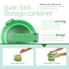 Casabella Guac-Lock Container, Green/White, Model Number: 53362