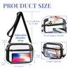 XSDSLS Transparent Shoulder Bag PVC Transparent Bag Waterproof Transparent Crossbody