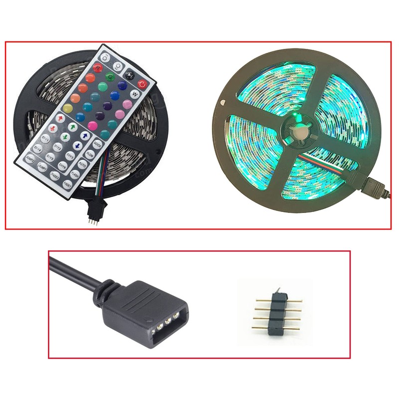 HCFeng 4 Pins Y-Splitter 2way Cable 4 Pin Y Splitter