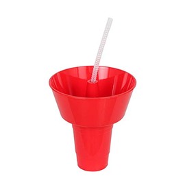 Dulton Y915-1282NB Carry Snack Tab with Tumbler, Red, American Tumbler, Watching Movies, Watching Sports, Tab/Height 3.1 inches (80 mm), Diameter 6.9 inches (175 mm), Tumbler/Height 4.7 inches (120 mm), Diameter 3.9 inches (100 mm), Capacity 13.5 fl oz (