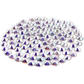 Preciosa Viva Crystal AB Rhinestones - Hotfix Flatback - SS12 (3mm) - Choose Your Quantity (72)