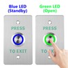 BFLCTGCF IP68 Waterproof Exit Button NO&NC &COM with LED Door