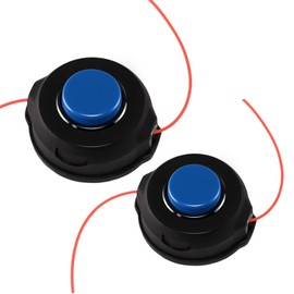 JoyCub 2 Pack KLS124-03 Replacement Trimmer Head for Kobalt 24V KST 2224B-03, KST 1124B-03, KST 2024A-03, KST 4024A-03, KST 4024AB-03 String Trimmer, Pre-Wound 0.080" 16ft Dual Line, Easy to Install