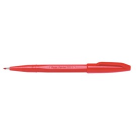 Pentel S520-B Sign Pen - Red, Pack of 12
