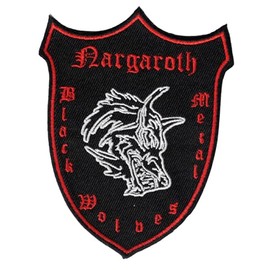 Nargaroth - Black Metal Wolves Patch, black