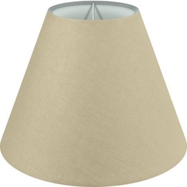 Wogati® Premium Lampshade, E14/E27, Cotton, Various Sizes and Colours, Colour: Beige, Size: M, Lampshade Floor Lamp, Hanging Lamp, Table Lamp