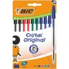 BIC Cristal Original Ballpoint Pen Medium Point (1.00mm) Assorted Ink