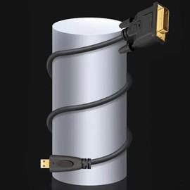 tunghey Micro HDMI to DVI Cable, Micro HDMI 1.4 to DVI 24+1 Pin Male to Male Cable Support 1080P Full HD (1.8M)