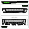 KAKABAS Front Upper Grille Compatible With 2015-2023 Dodge Charger SRT/Scat