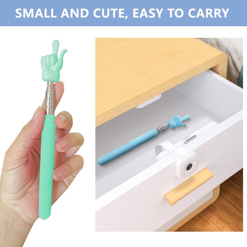 DYTHHN 2Pcs Cute Funny Teachers Pointer Stick Whiteboard Durable Telescopic