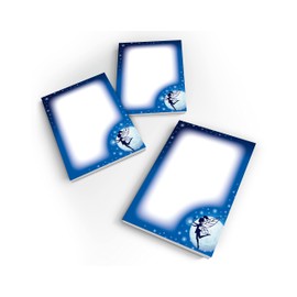 Junapack 12 Mini Notepads Fairy Party Bags for Children's Birthday Party Favours for Girls / A7 Format